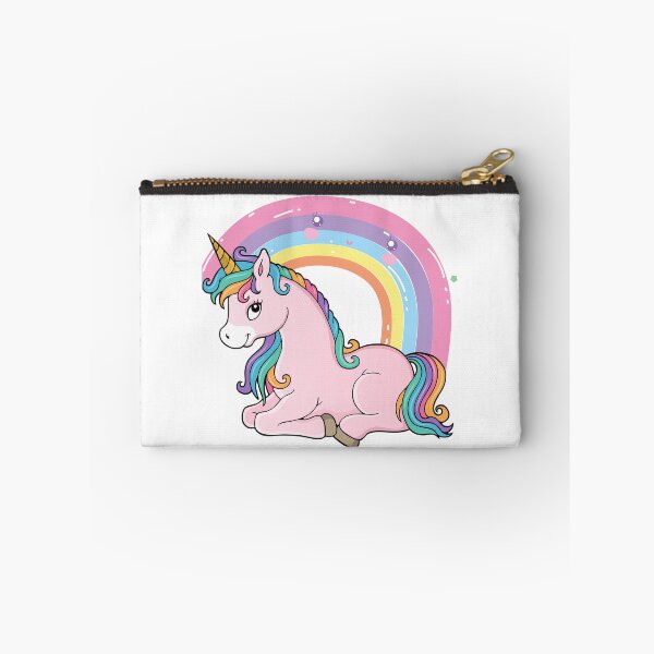 Item preview, Unicorn, sitting in front of a rainbow - some of our favourite things. Pretty, colourful illustration designed and sold by JellyBeenzz.