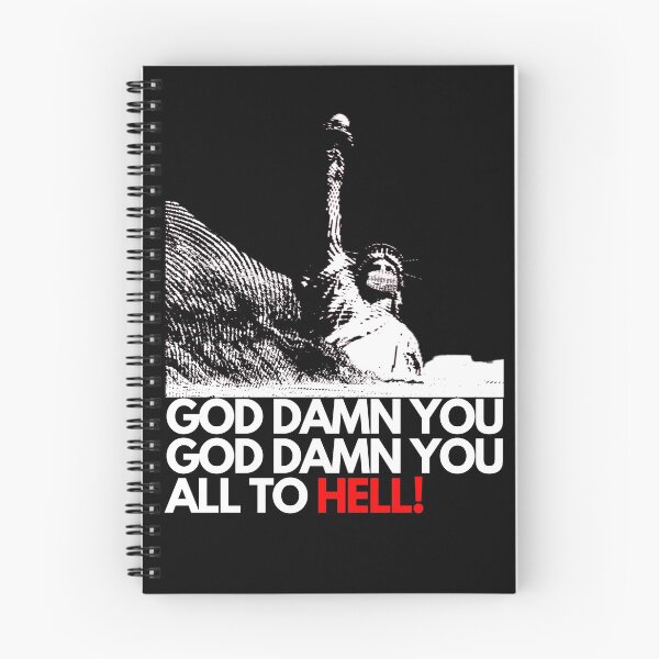 Item preview, God damn you all to hell! designed and sold by DocSmithDesigns.