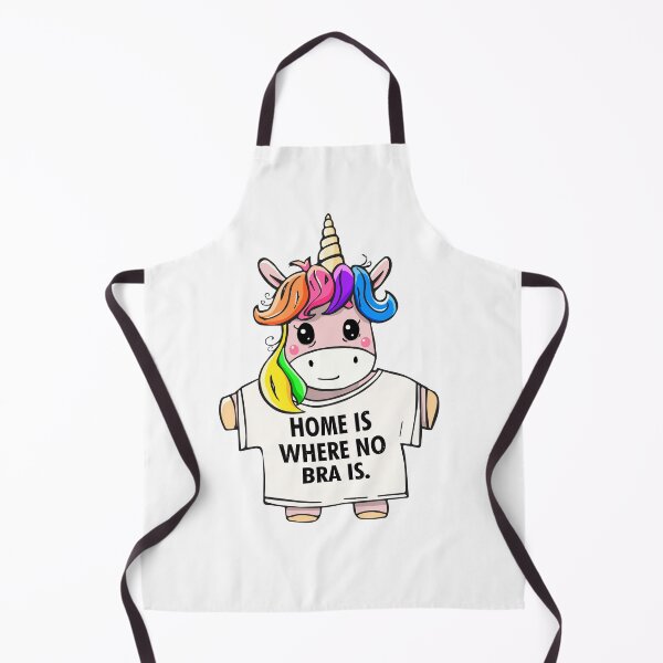 Item preview, Unicorn - Home Is Where No Bra Is designed and sold by Philipp Grein.