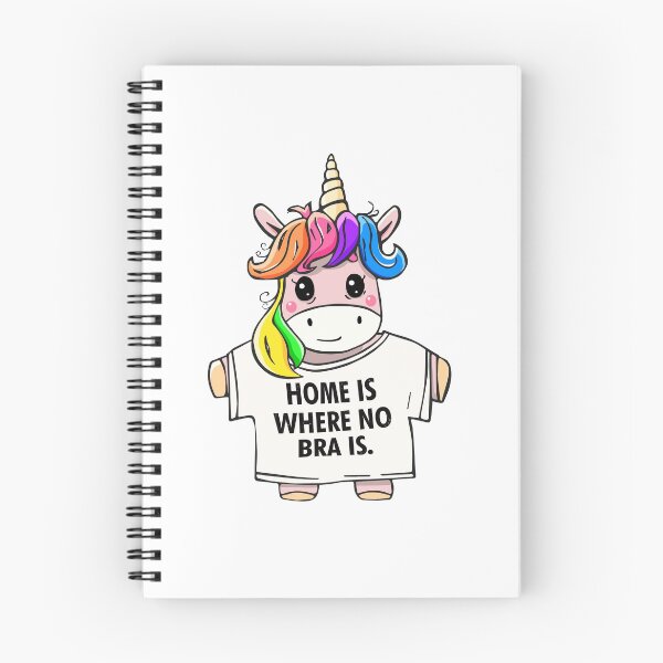 Item preview, Unicorn - Home Is Where No Bra Is designed and sold by Philipp Grein.