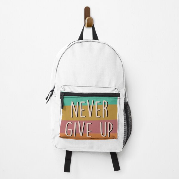 Item preview, Never Give Up Colorful Quote designed and sold by Slletterings.