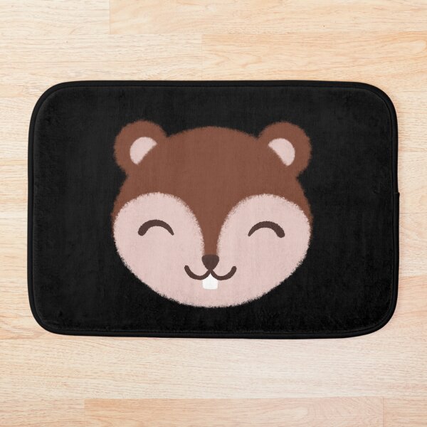 Item preview, Squirrel on Black designed and sold by LittleCreydoh.