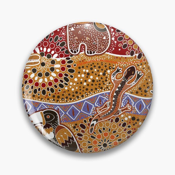 Item preview, Australian aboriginal art - dot art - sand designed and sold by darioviegas.