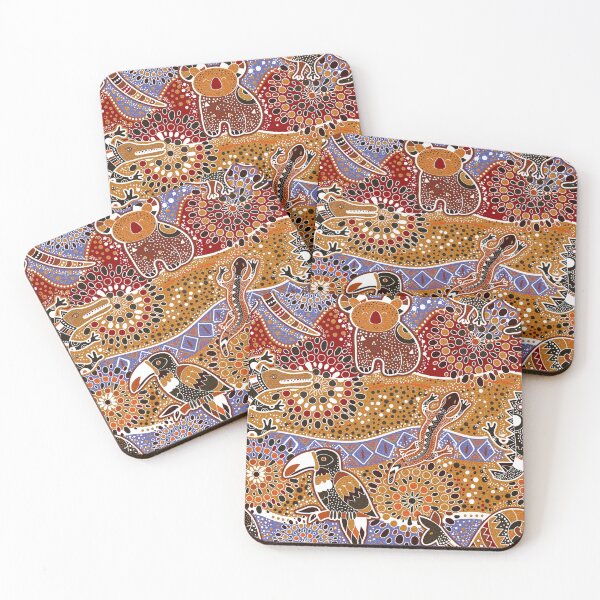Item preview, Australian aboriginal art - dot art - sand designed and sold by darioviegas.