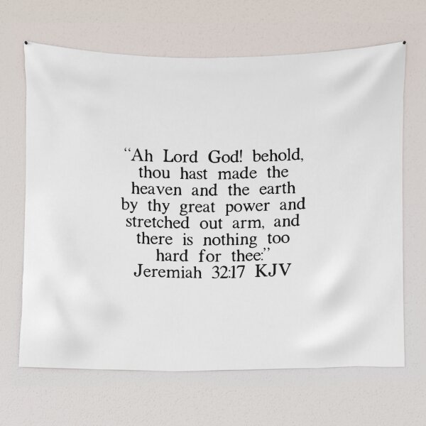 Item preview, Jeremiah 32:17 KJV designed and sold by IBMClothing.