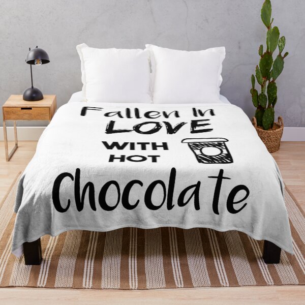 Item preview, fallen in love with hot chocolate , Chocolate Eater, Chocolate Lover, Milk Chocolate, Dark Chocolate Lover, Sweets Lover designed and sold by Dkh Fashion.