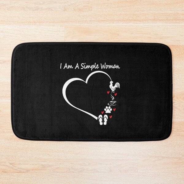 Item preview, I Am A Simple Woman Chicken coffee Dogs Flip Flop Heart Funny  designed and sold by alikassi.