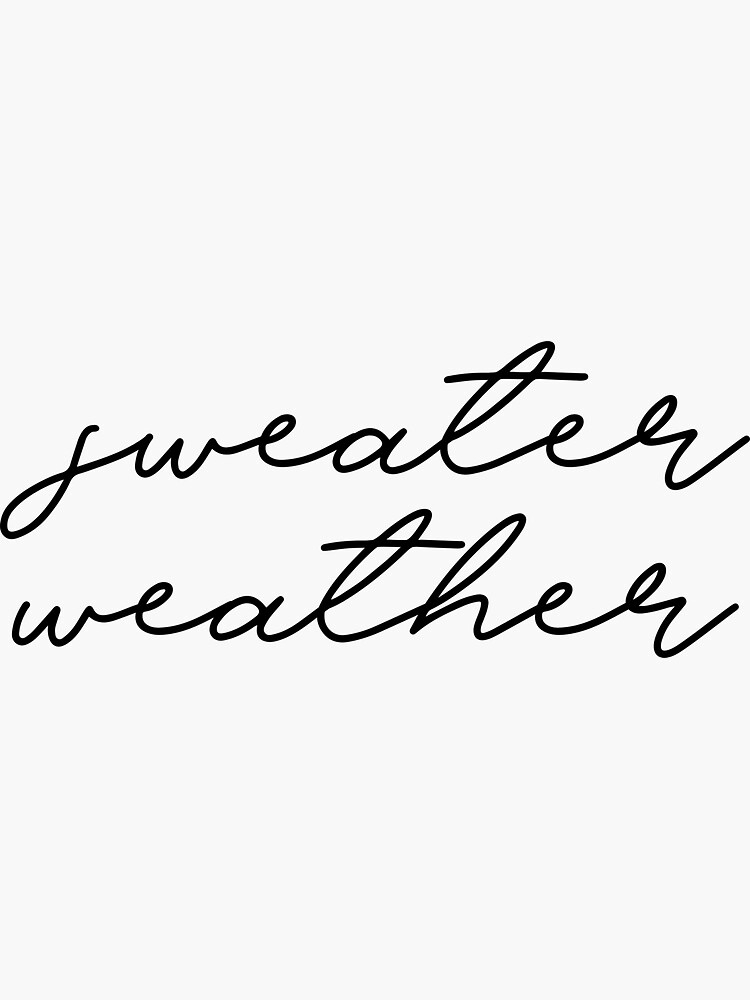 See The Neighbourhood's Handwritten Lyrics To Sweater Weather
