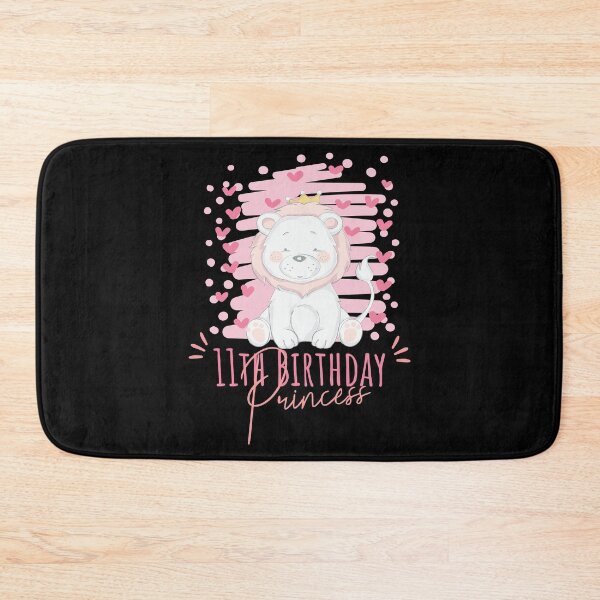 Item preview, 11th Birthday Princess Girl 11 Years Old Lion Lover B-Day print designed and sold by Grabitees.