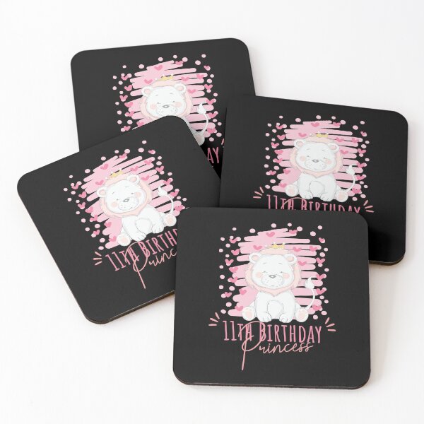 Item preview, 11th Birthday Princess Girl 11 Years Old Lion Lover B-Day print designed and sold by Grabitees.