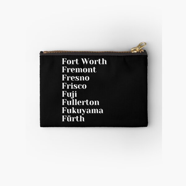 Item preview, Places starting with the letter, F designed and sold by Art With Impact – Statement Art & Apparel for Deep Thinkers.