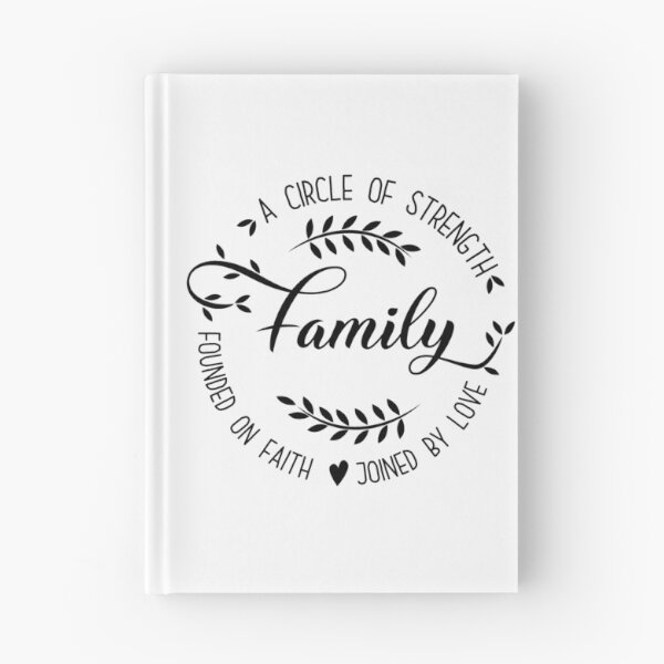 Item preview, Family. A circle of strength founded on faith joined by love designed and sold by mintandbeer.