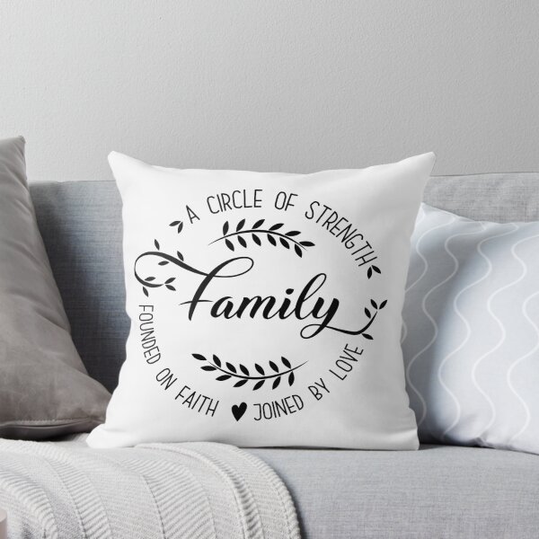 Item preview, Family. A circle of strength founded on faith joined by love designed and sold by mintandbeer.