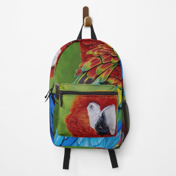 Item preview, Scarlet macaws portrait designed and sold by Debra Dickson.