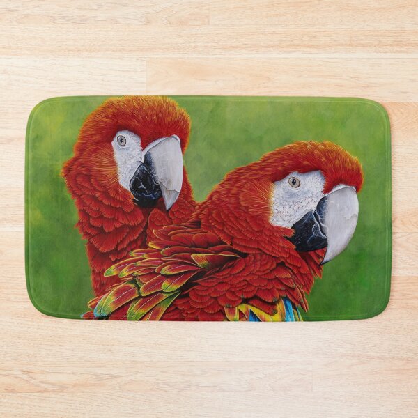 Item preview, Scarlet macaws portrait designed and sold by Debra Dickson.