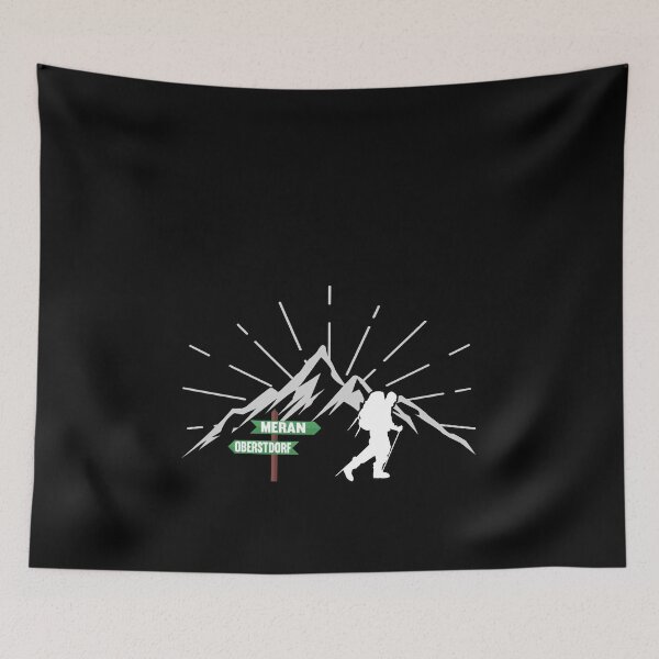 Item preview, Long-distance hiking trail E5 Oberstdorf Merano Alpine crossing designed and sold by redshirtz.