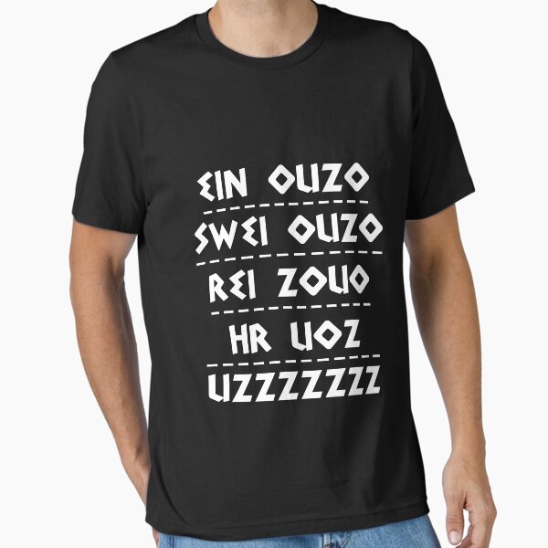 Item preview, Ouzo Spruch für Griechen - Grieschenland Motiv designed and sold by redshirtz.