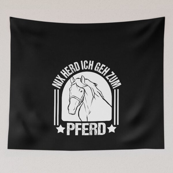 Artikelvorschau, Nix Herd ich geh zum Pferd - Reiterin Geschenkidee entworfen und verkauft von redshirtz.