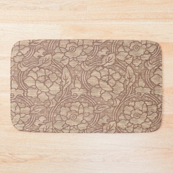 Aperçu de l'œuvre Motif floral vintage crème et marron créée et vendue par hellcom.