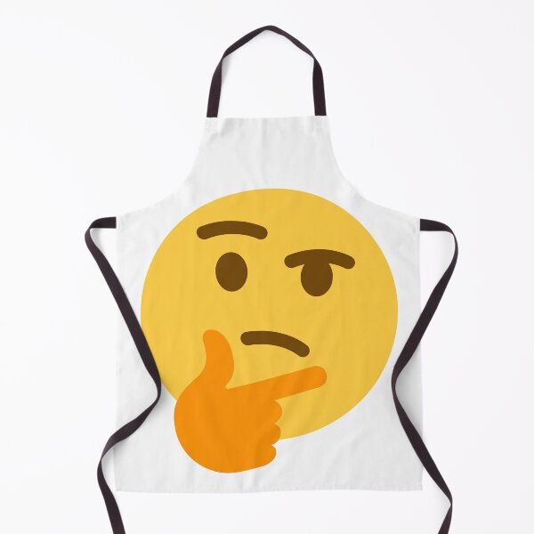 Item preview, Thinking Face Emoji Funny Meme designed and sold by quackynaut.