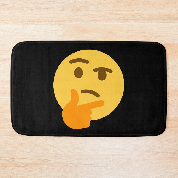 Item preview, Thinking Face Emoji Funny Meme designed and sold by quackynaut.