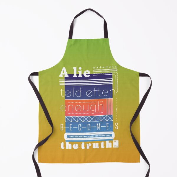 Item preview, A lie told often enough becomes the truth designed and sold by quotesonposters.