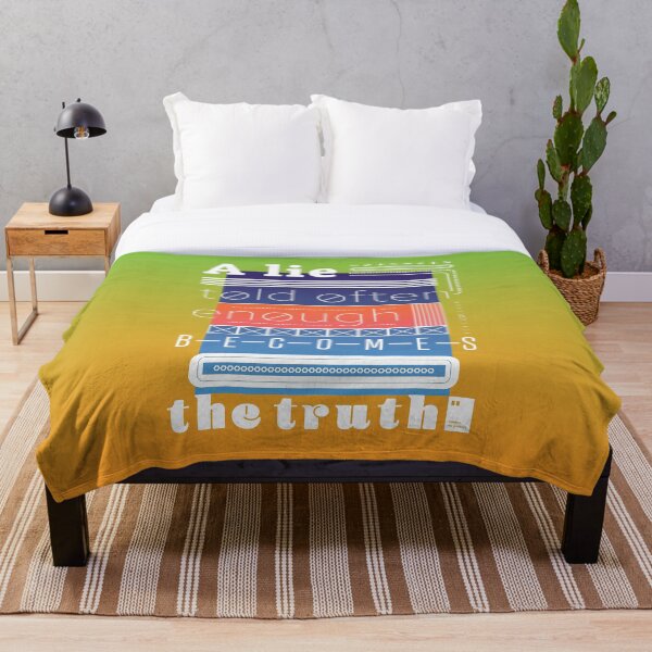 Item preview, A lie told often enough becomes the truth designed and sold by quotesonposters.