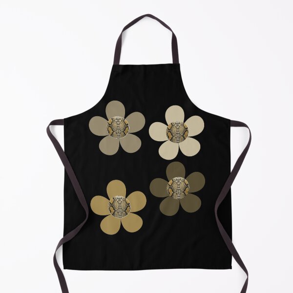 Item preview, Snake Animal Print Bib Flowers designed and sold by sunandsnowglobe.