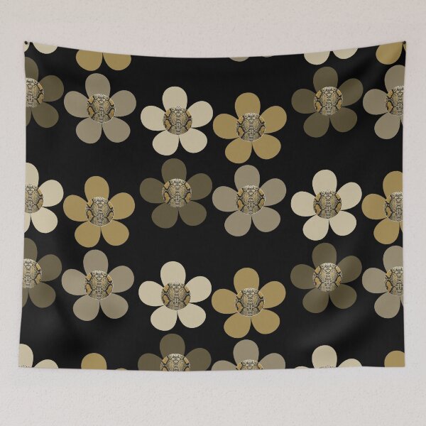 Item preview, Snake Animal Print Bib Flowers designed and sold by sunandsnowglobe.