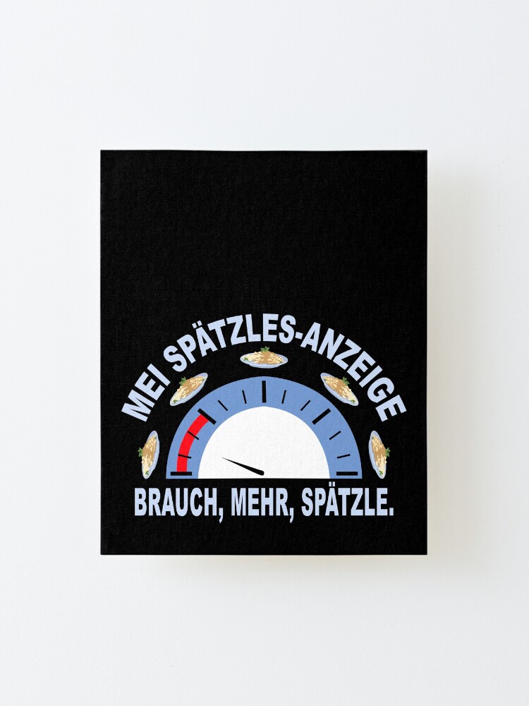 "Schwaben Spätzle Lustig Schwabenländle Design Geschenk" Aufgezogener