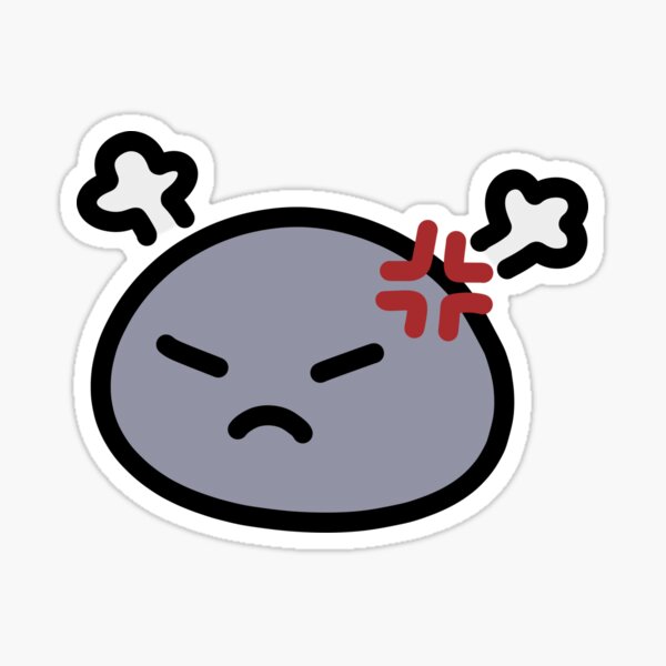 SLIME CAT AND FRIENDS: Angry Sticker