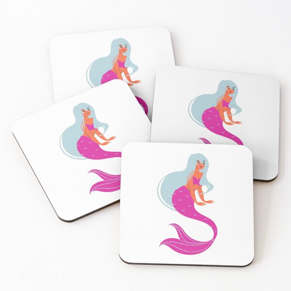 Item preview, Pink and blue mermaid designed and sold by Jenmag.