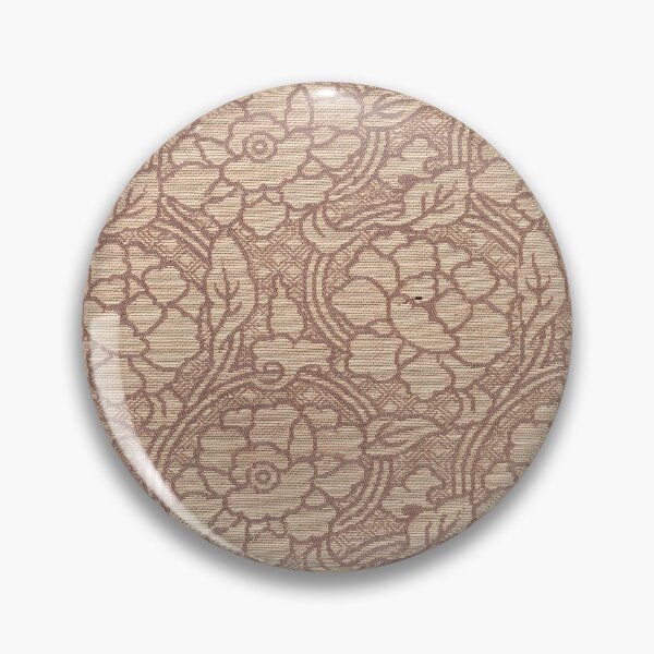Item preview, Vintage Cream and Brown Floral Pattern designed and sold by hellcom.