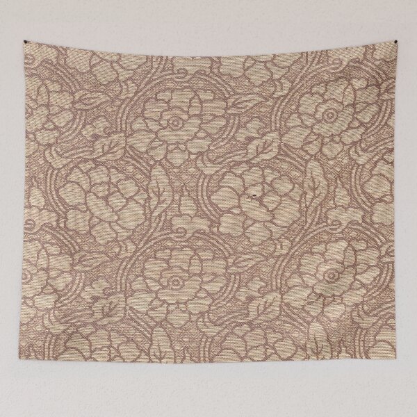 Aperçu de l'œuvre Motif floral vintage crème et marron créée et vendue par hellcom.