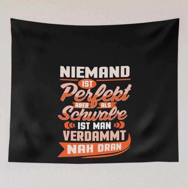 Aperçu de l'œuvre Nobody is Perfect Swabian Stuttgart Design Gift créée et vendue par redshirtz.