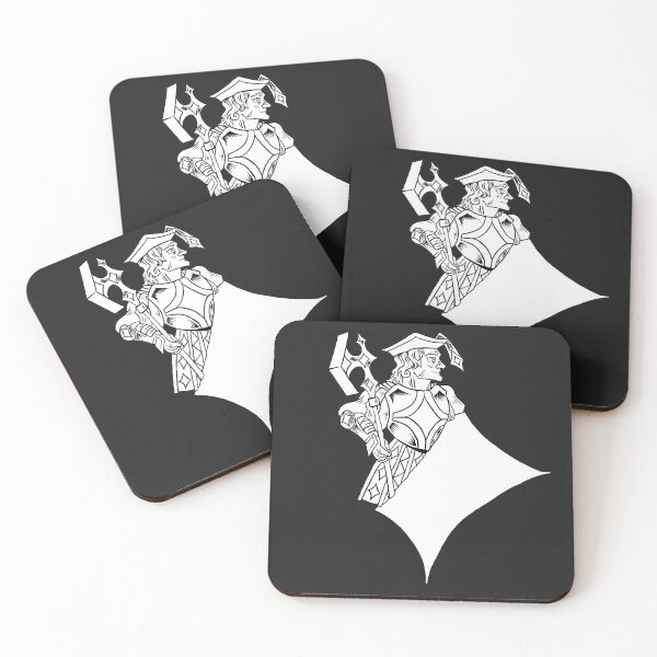 Item preview, Black and White Jack of Diamonds designed and sold by Nealoc.