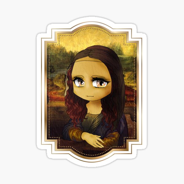 Mona Lisa Doll Sticker
