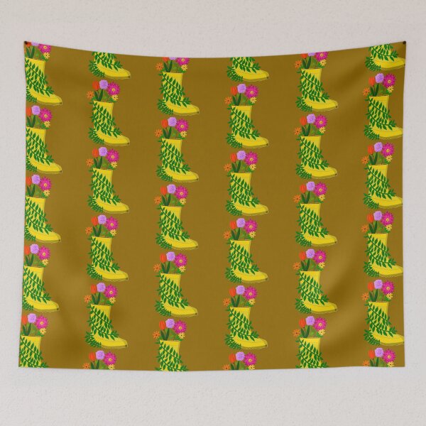 Item preview, Flower Garden In Wellington Boot designed and sold by forfun-art.