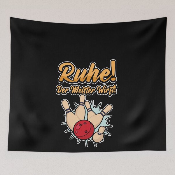 Item preview, Quiet! The Master Throw Bowling Bowling Bowling Ball Bowler Design Gift designed and sold by redshirtz.