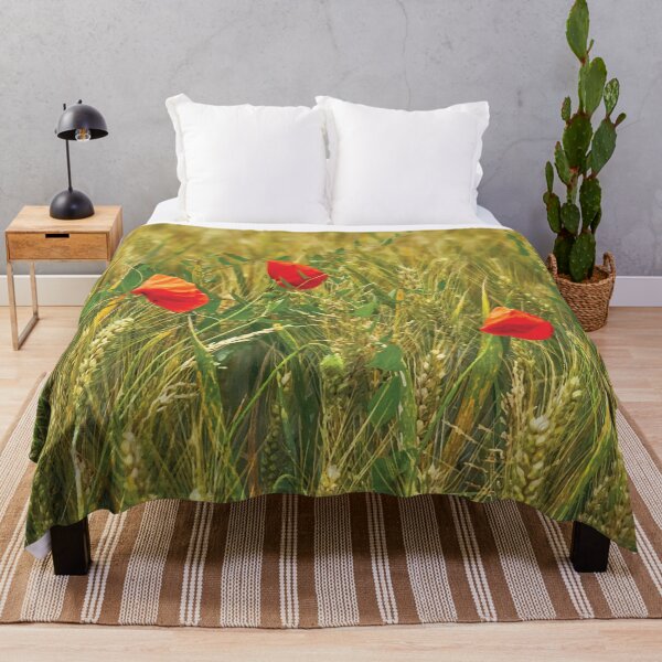 Item preview, Wild Summer Poppies in a Wheat Field designed and sold by PlanetPrints.