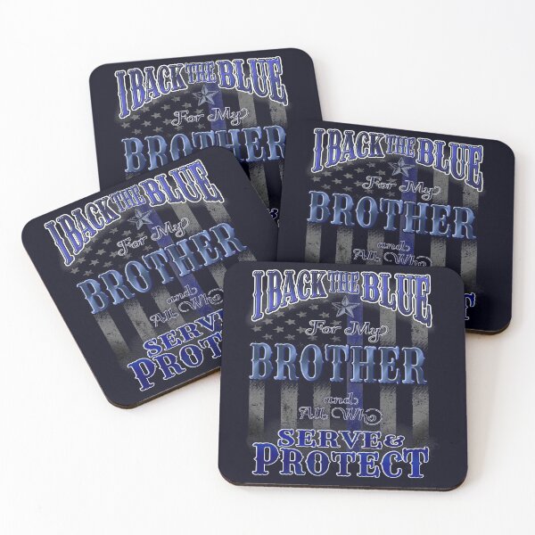 Item preview, Back the Blue Police Brother designed and sold by RiffXS.