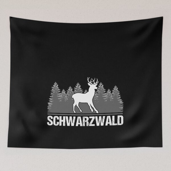 Item preview, black forest black forest girl nature stag home design gift designed and sold by redshirtz.