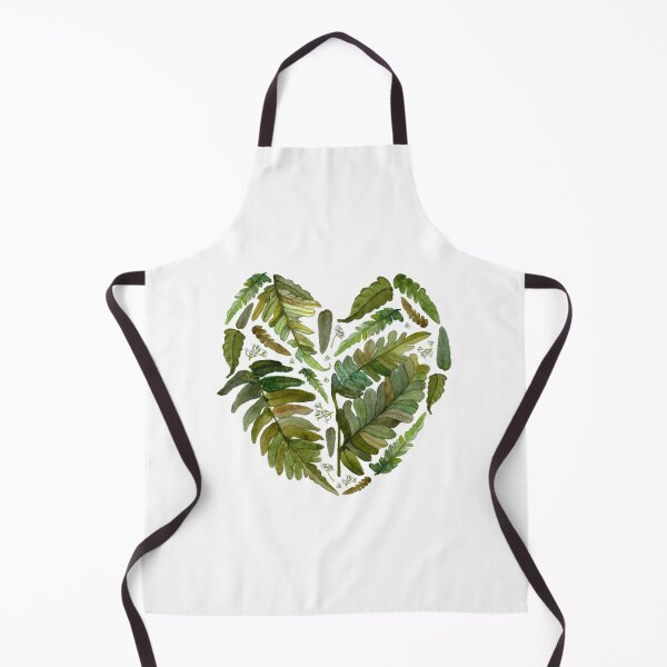 Item preview, Watercolor green fern heart designed and sold by stasia-ch.
