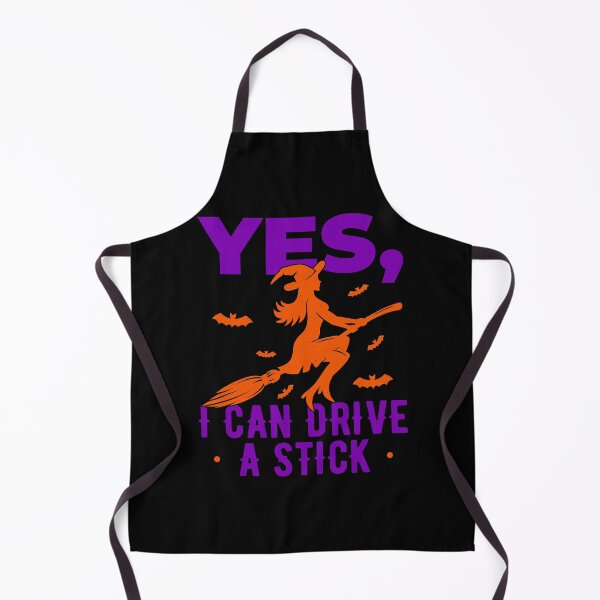 Item preview, Yes I Can Drive A Stick Halloween Witch designed and sold by artworkbyrihen.