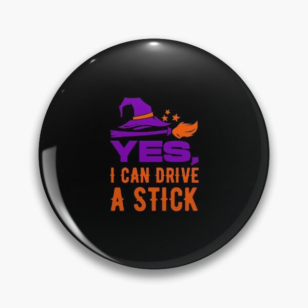 Item preview, Yes I Can Drive A Stick Halloween Witch designed and sold by artworkbyrihen.