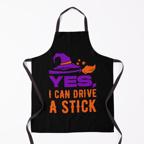 Item preview, Yes I Can Drive A Stick Halloween Witch designed and sold by artworkbyrihen.