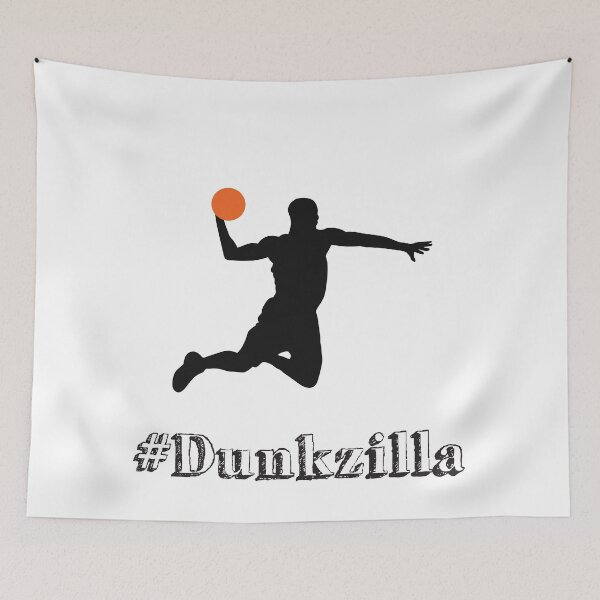 Item preview, Hashtag Dunkzilla, With Silhouette Of Basketball Player Slam Dunking designed and sold by 4AllTimes.
