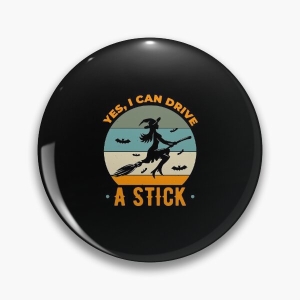 Item preview, Yes I Can Drive A Stick Halloween Witch designed and sold by artworkbyrihen.