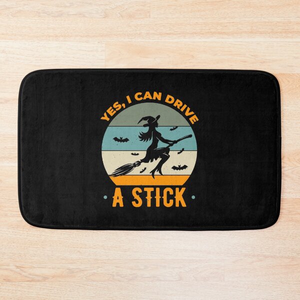 Item preview, Yes I Can Drive A Stick Halloween Witch designed and sold by artworkbyrihen.