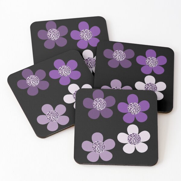 Item preview, Purple Leopard Animal Bib Flowers designed and sold by sunandsnowglobe.